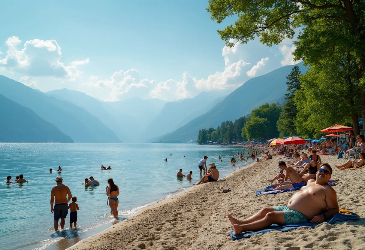 plage lac bourget