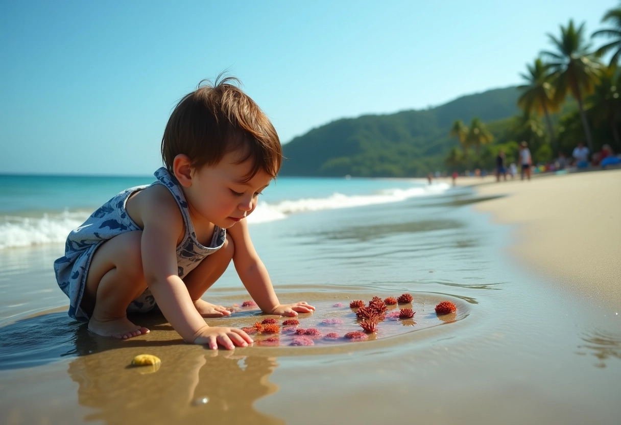 trésors marins découvrir plage Bali